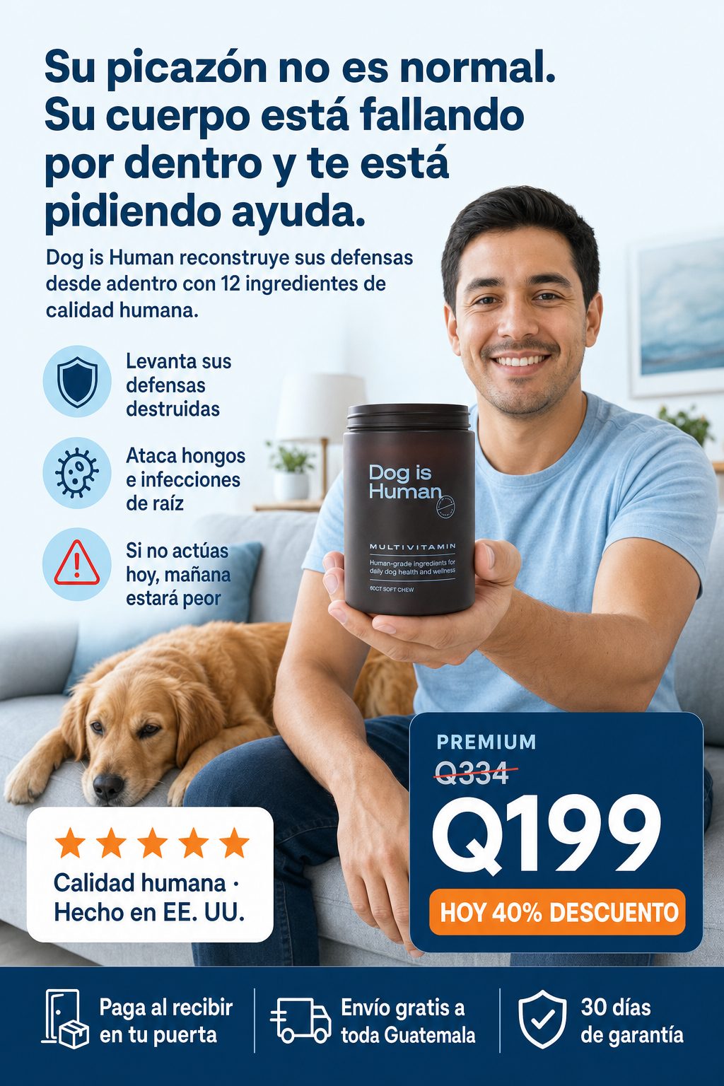 Dog is Human Multivitamínico para perros